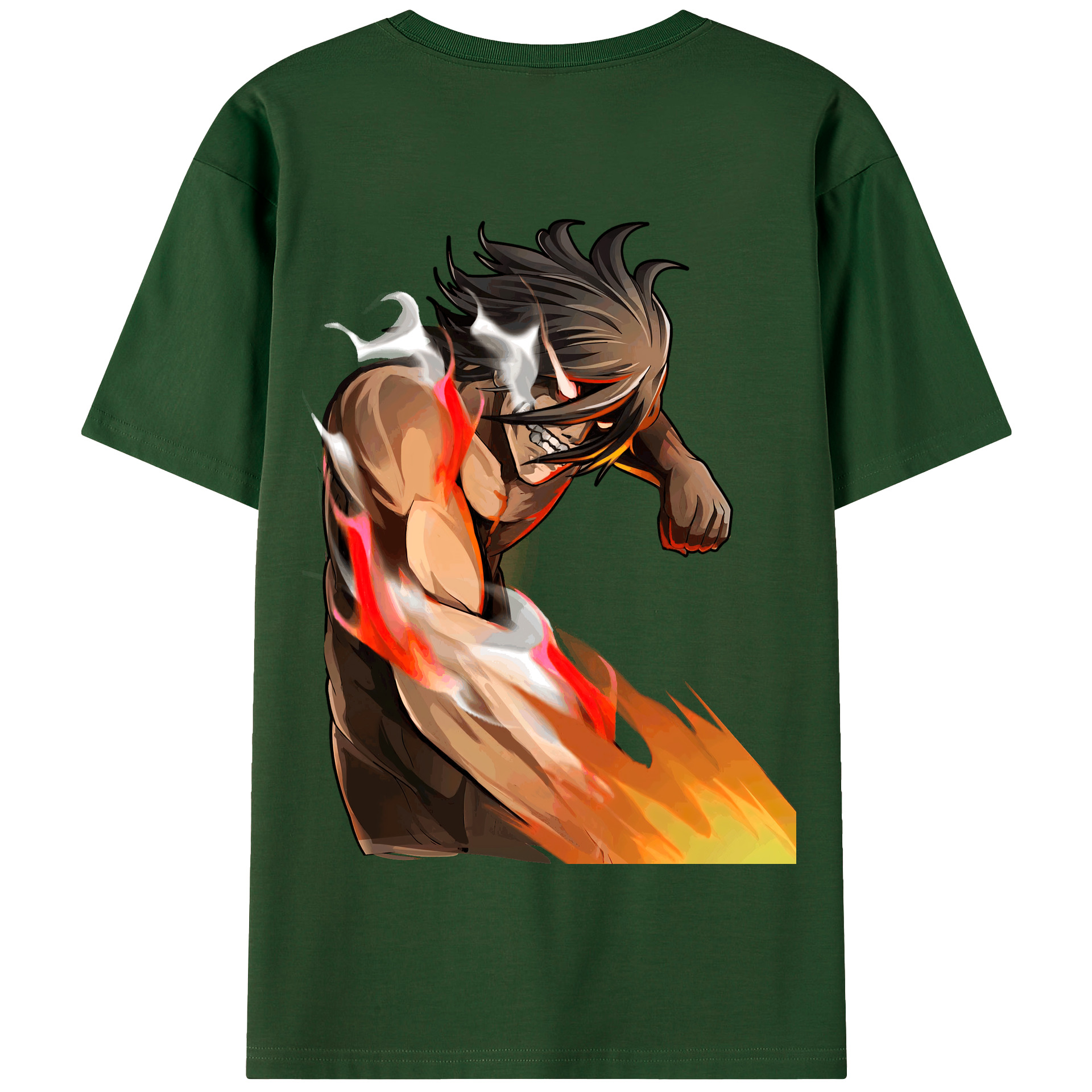 （画像用） 進撃の巨人 Attack on Titan 綿100％半袖Tシャツ（背面プリント）